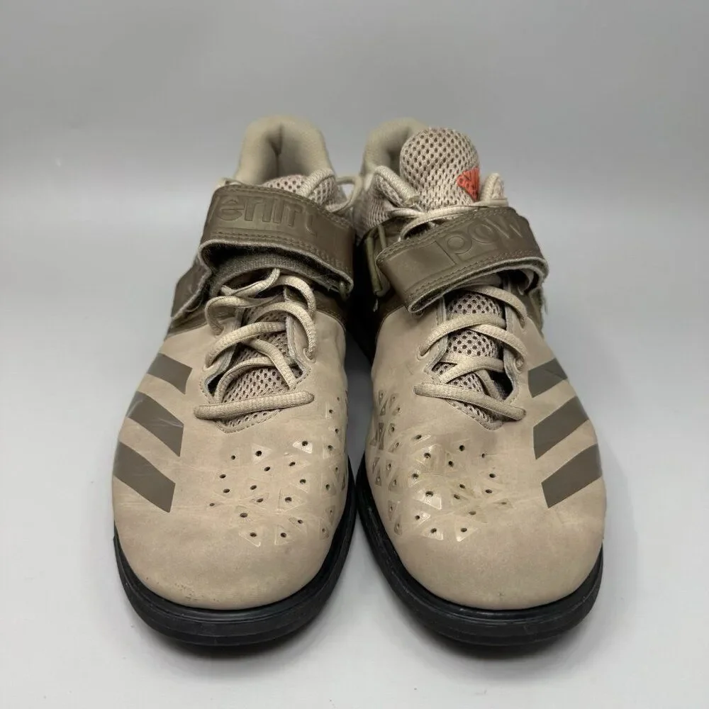 Adidas Powerlift 3.1 Men's Size 12 Beige Olive Brown Weightlifting Shoes BA8017